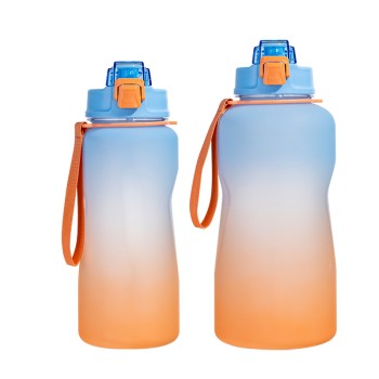 Portable large-capacity plastic drinking water cup