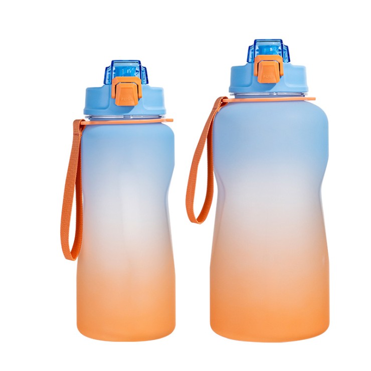 Portable large-capacity plastic drinking water cup