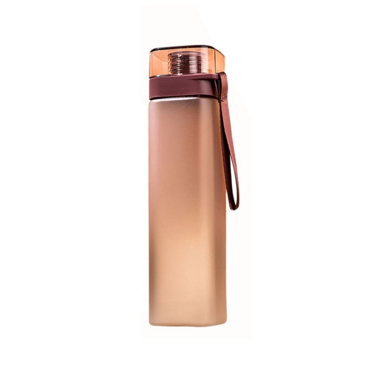Frosted square leak-proof drinking water cup