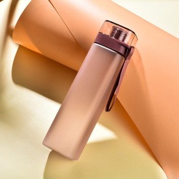 Frosted square leak-proof drinking water cup