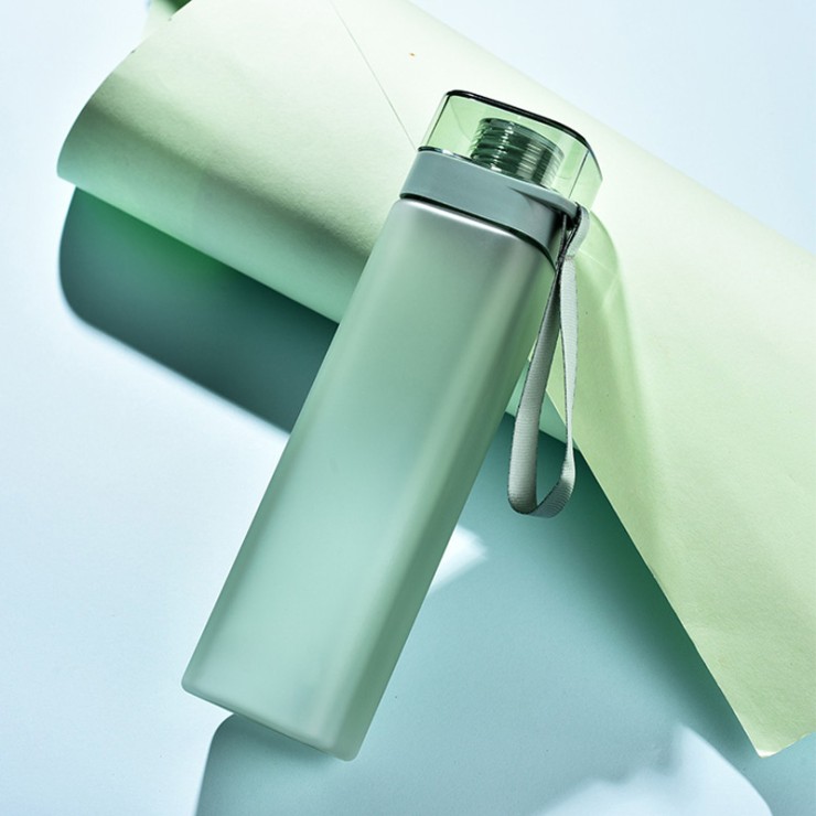 Frosted square leak-proof drinking water cup