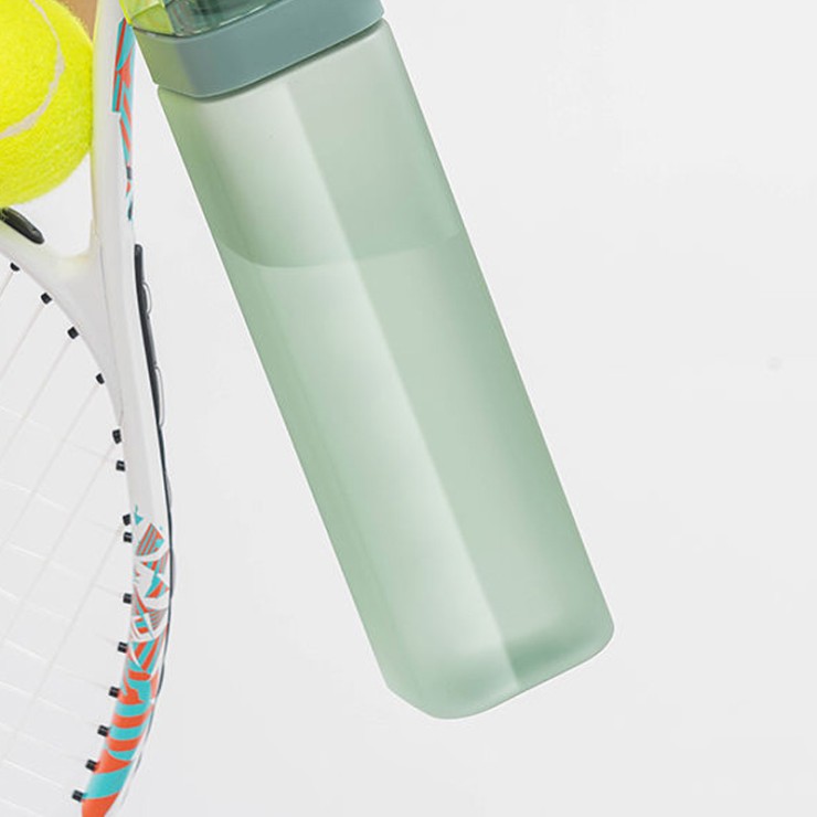 Frosted square leak-proof drinking water cup