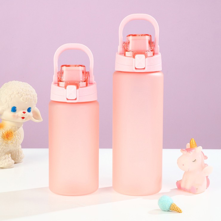 Summer outdoor portable frosted drinking water cup