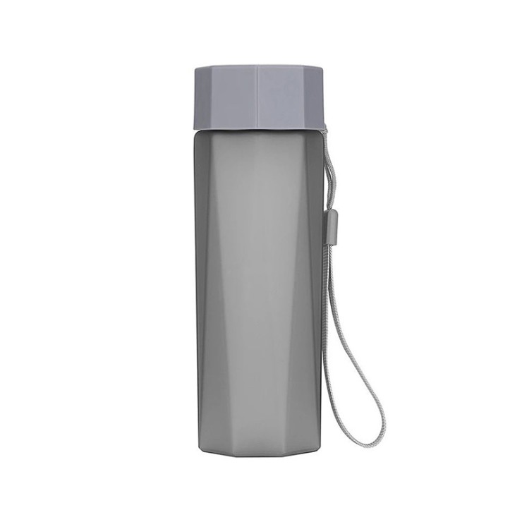 Polygonal frosted sports drinking water cup