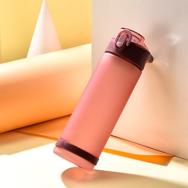 Large capacity frosted plastic drinking water cup