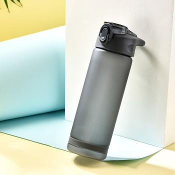 Large capacity frosted plastic drinking water cup