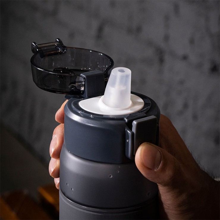 Translucent bottle sports plastic drinking water cup