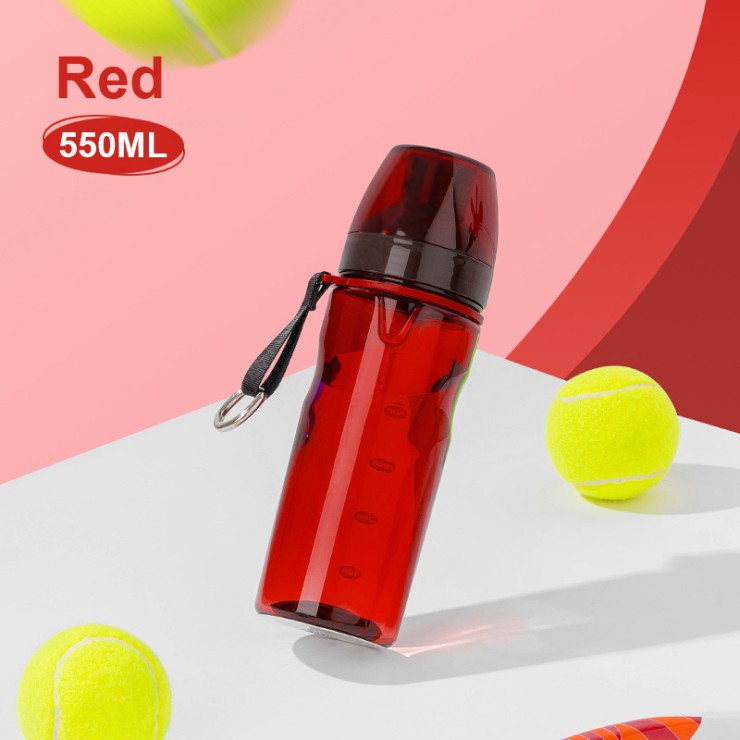 Outdoor sports portable plastic drinking water cup