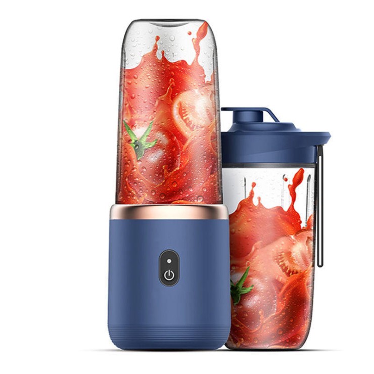 Mini rechargeable six-blade household juicer