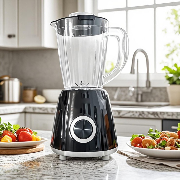 Large capacity 1L household electric juicer