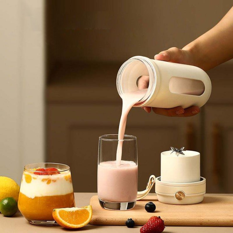 Portable 10-blade mini rechargeable juicer