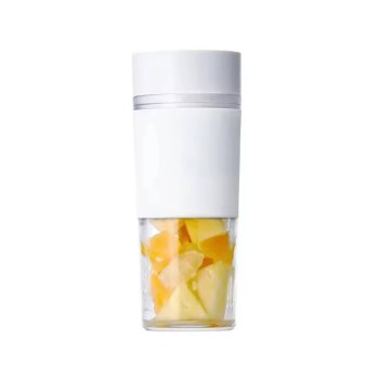 Portable white household electric juicer