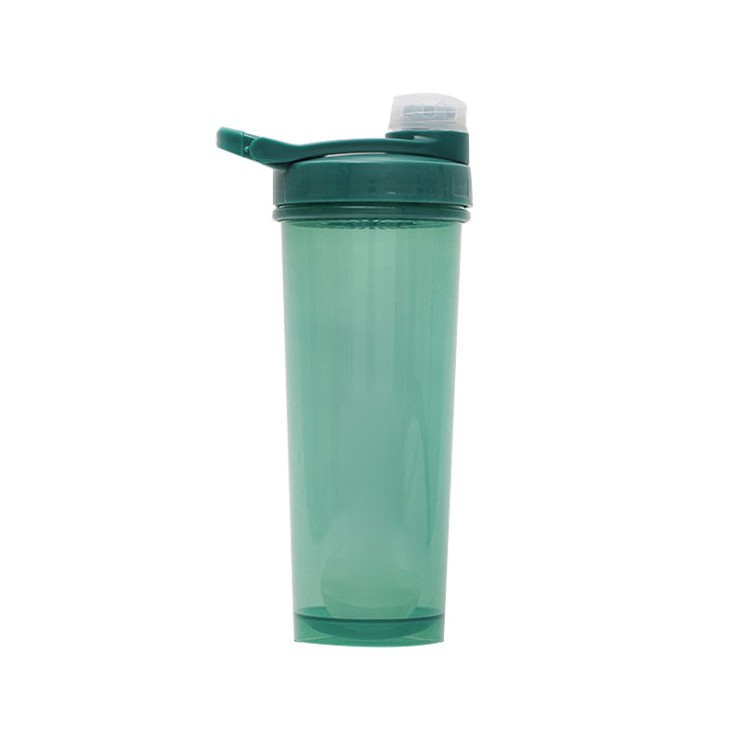 Simple transparent plastic shake sports cup