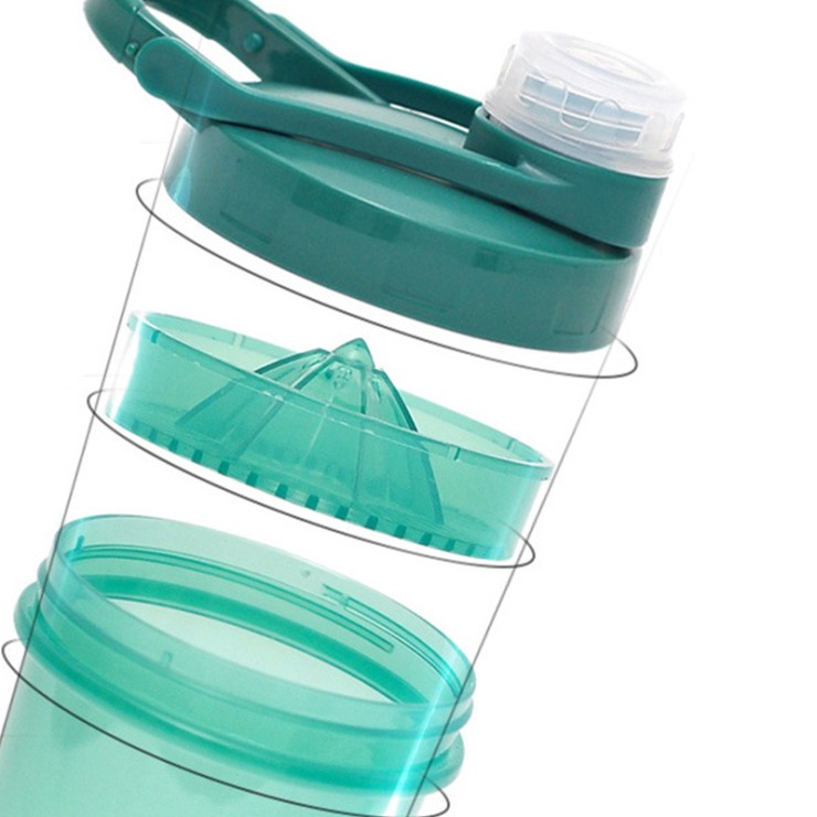 Simple transparent plastic shake sports cup