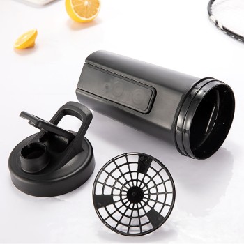 Classic black leak-proof shaker sports cup
