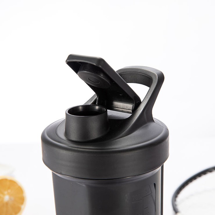 Classic black leak-proof shaker sports cup