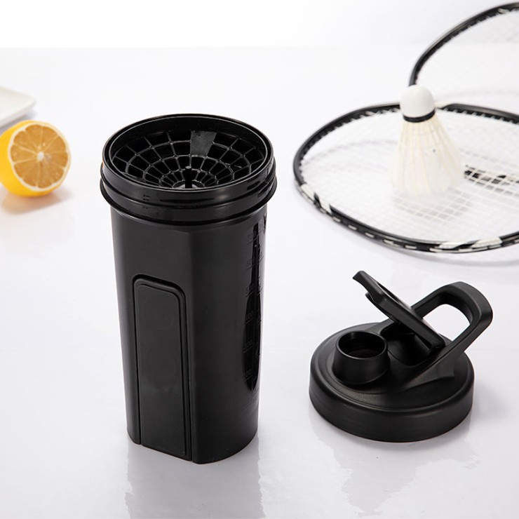 Classic black leak-proof shaker sports cup