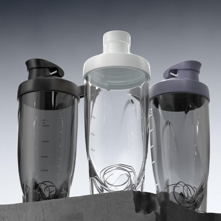 Portable simple transparent shake sports cup