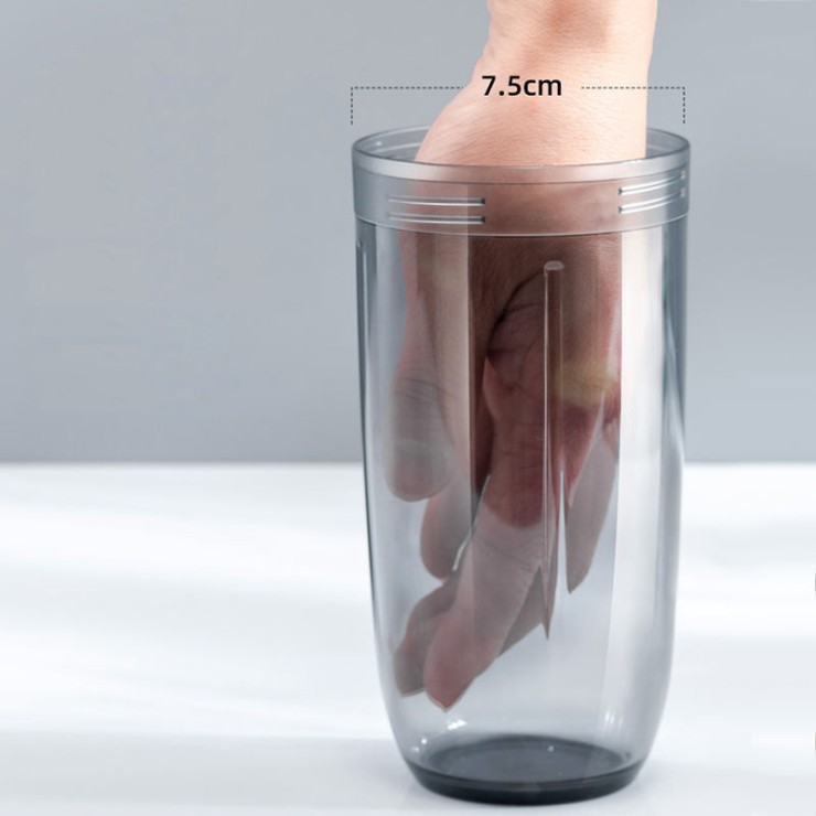 Transparent fitness plastic shake sports cup