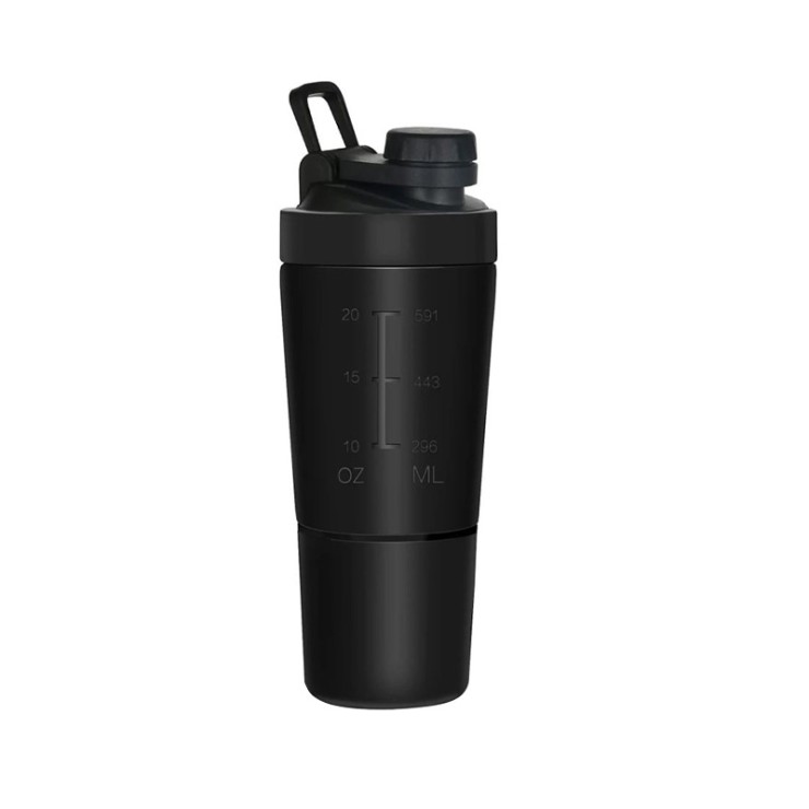 Outdoor stainless steel fitness shake sports cup