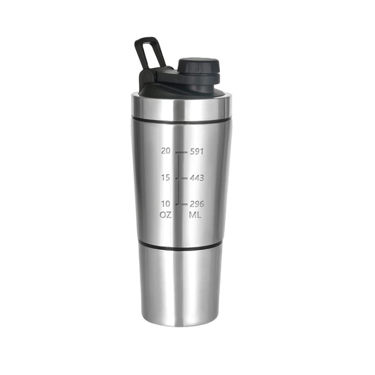 Outdoor stainless steel fitness shake sports cup