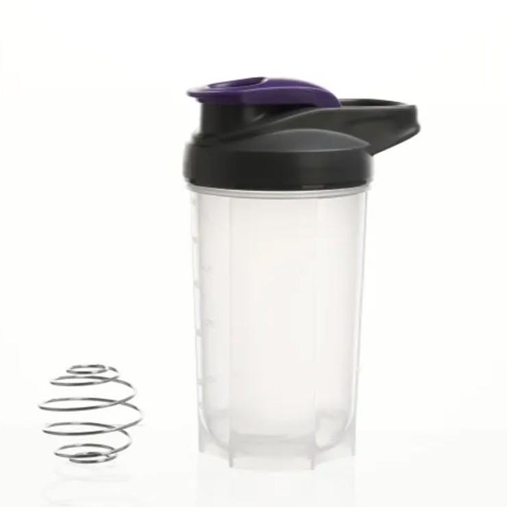 Simple visible plastic shake sports cup