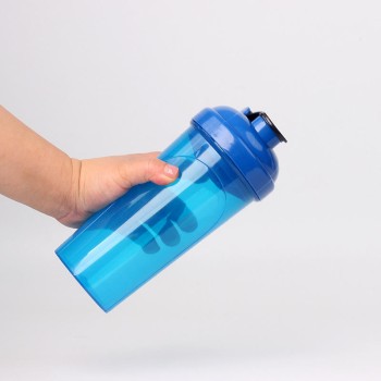 Leak-proof plastic sports and fitness shake cup