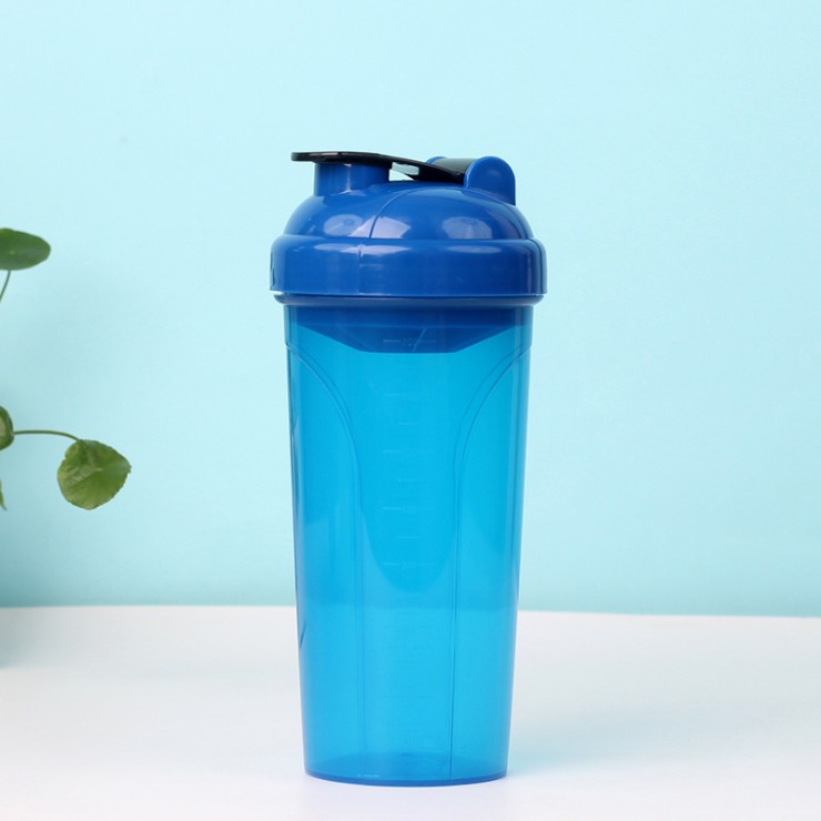 Leak-proof plastic sports and fitness shake cup