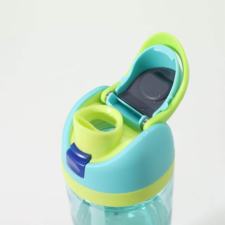 Portable transparent sports straw water cup