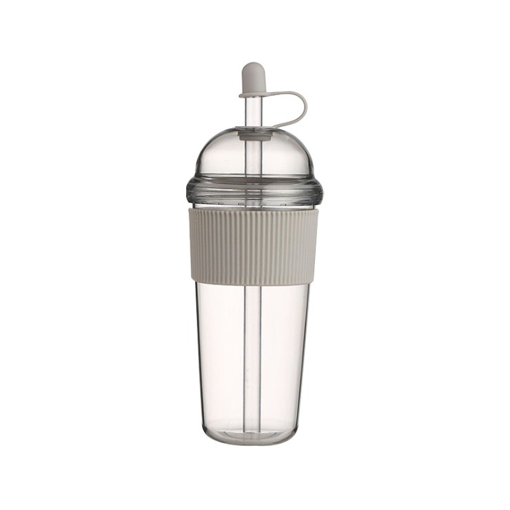 Simple transparent straw water cup