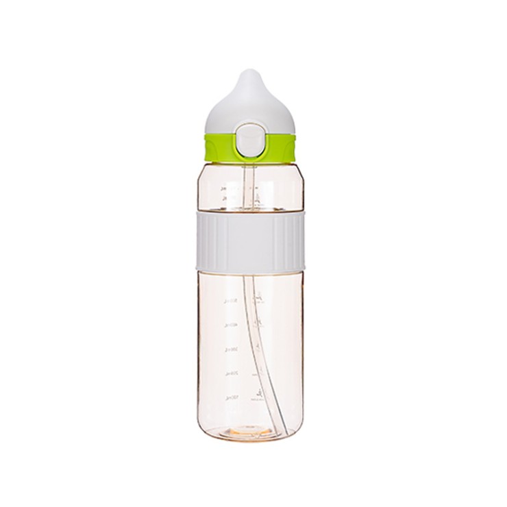 Sports portable visual straw water cup