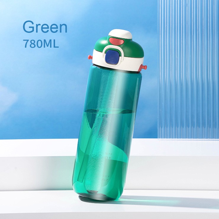 Portable outdoor leak-proof straw water cup