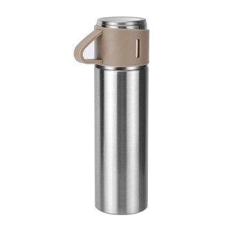Durable stainless steel double-wall vacuum flask