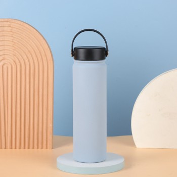 Large capacity double-layer stainless steel thermos cup