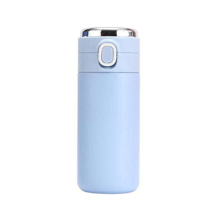 Smart temperature display portable thermos cup