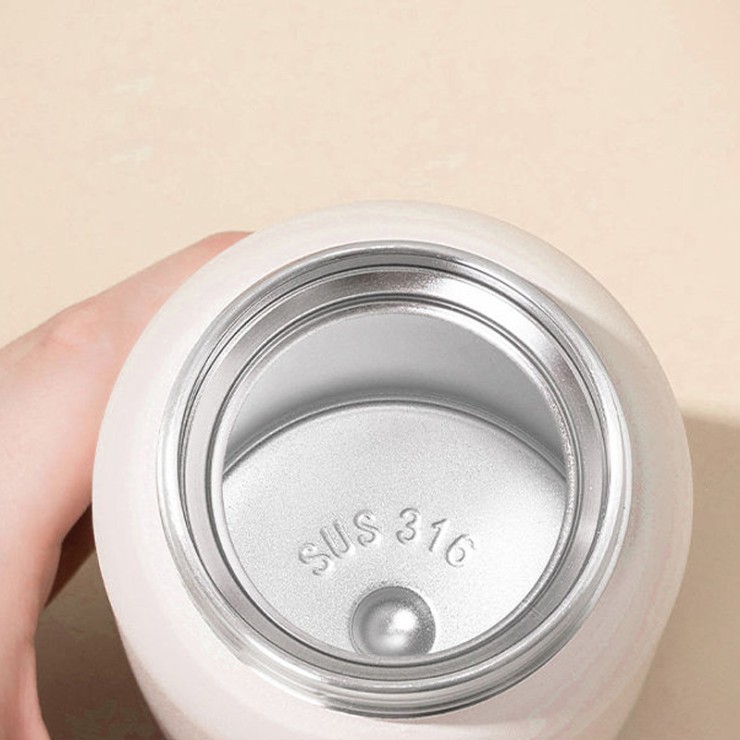 Simple stainless steel portable vacuum flask