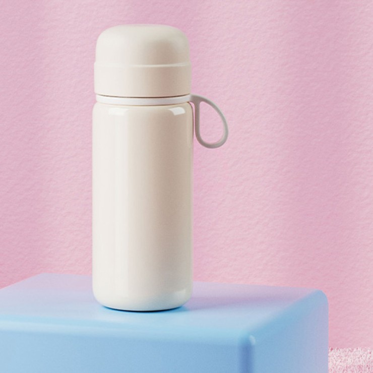Fashionable color portable vacuum tumbler