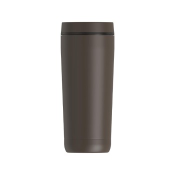 High-quality coffee-colored stainless steel thermos cup