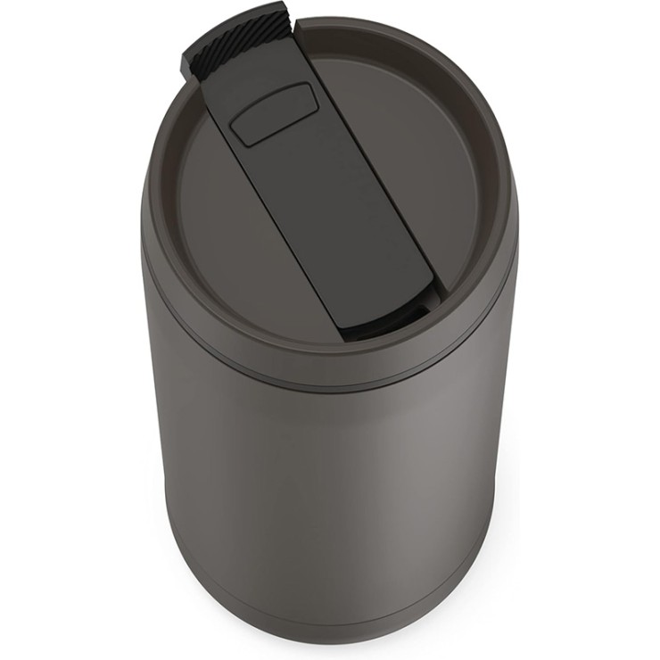 High-quality coffee-colored stainless steel thermos cup